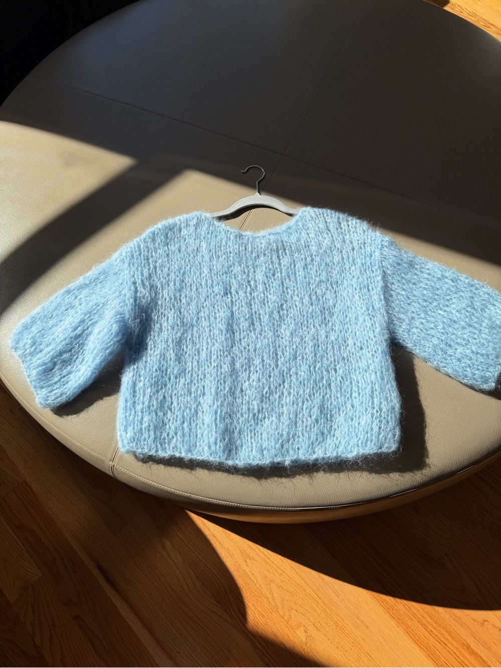Maiami Soft Blue Alpaca Women's Sweater